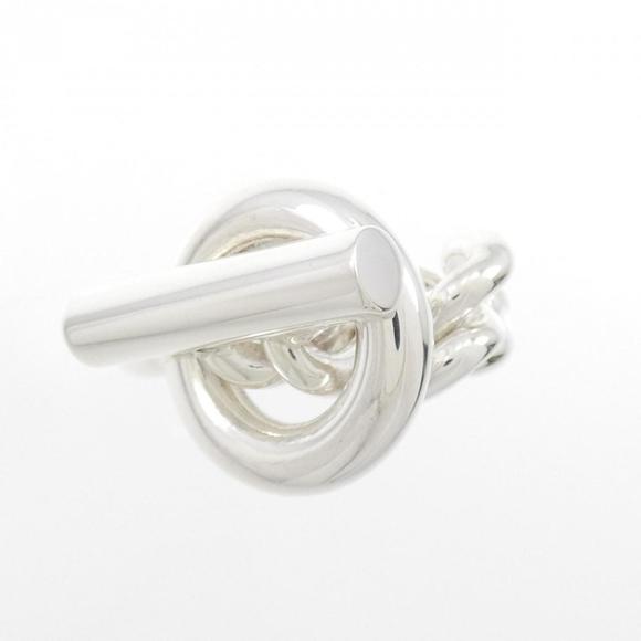 HERMES Croisette Ring in Silver (US SIZE: 6.25) - Picture 2 of 5